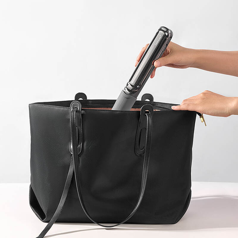 LocknLock Premium Cordless Hair Straightener ENA225DGRY – Gray, 3 Temperature Settings, , large image number null